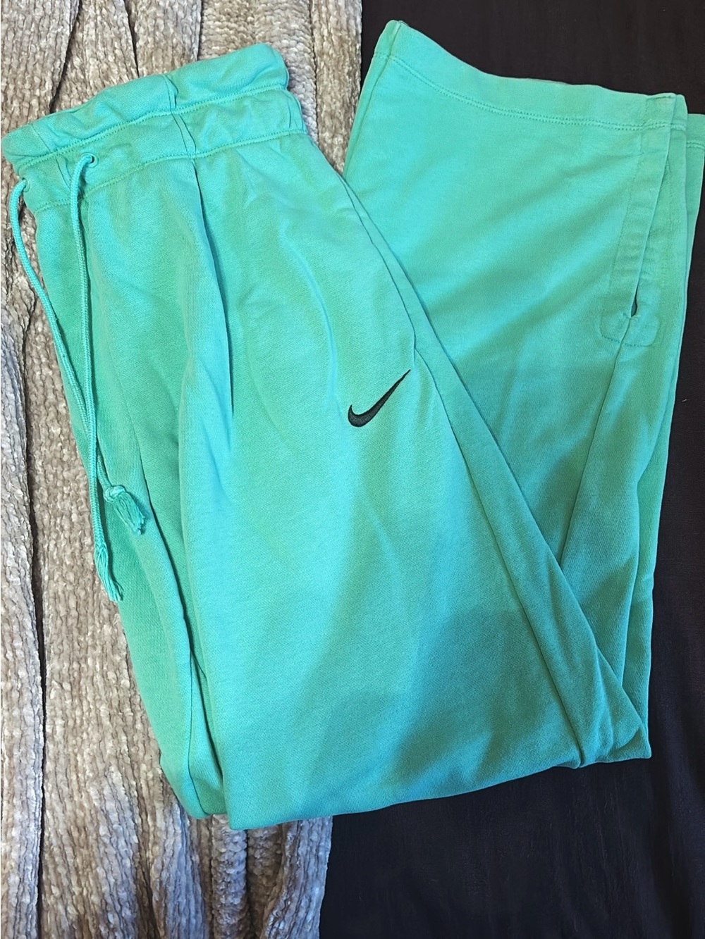 Nike Teal/Seafoam Fleece Jogger Sweatpants straight leg